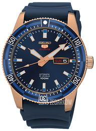 Seiko 5 Niebieski/Guma Ø44 mm SRP738K1