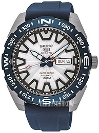 Seiko 5 Biały/Guma Ø44 mm SRP783K1