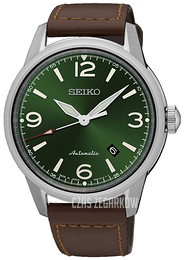 Seiko Presage Zielony/Skóra Ø41 mm SRPB05J1