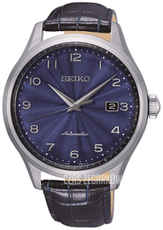 Seiko Dress Niebieski/Skóra Ø42 mm SRPC21K1