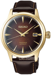 Seiko Presage Brązowy/Skóra Ø40.5 mm SRPD36J1