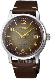 Seiko Presage Brązowy/Skóra Ø38.5 mm SRPF43J1