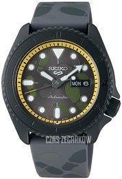 Seiko 5 Sports Czarny/Guma Ø43 mm SRPH69K1