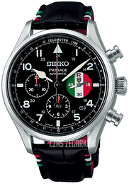 Seiko Presage Czarny/Skóra Ø42 mm SRQ033J1