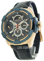 Seiko Velatura Niebieski/Skóra Ø46 mm SRX010