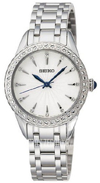 Seiko Dress Ladies Biały/Stal Ø28 mm SRZ385