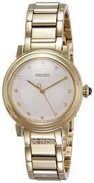 Seiko Dress Ladies Srebrny/Stal w odcieniu złota Ø29 mm SRZ482P1
