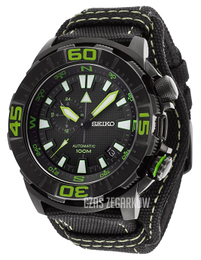 Seiko Czarny/Stal Ø43 mm SSA059