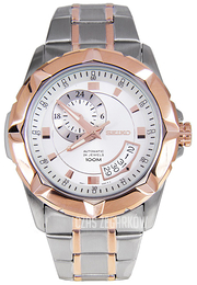 Seiko Dress Srebrny/Stal w kolorze różowego złota Ø44 mm SSA224