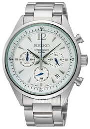Seiko Chronograph Srebrny/Stal Ø40 mm SSB065P1