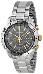 Seiko Chronograph Szary/Stal Ø42 mm SSB081