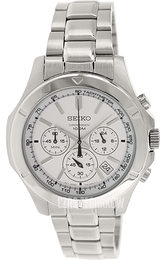 Seiko Chronograph Srebrny/Stal Ø45 mm SSB099