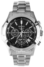 Seiko Czarny/Stal Ø45 mm SSB105P1