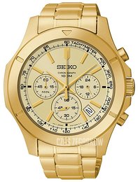 Seiko Zloty/Stal w odcieniu złota Ø44 mm SSB112P1