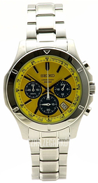 Seiko Chronograph Żółty/Stal Ø47 mm SSB115