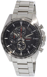 Seiko Czarny/Stal Ø45 mm SSB319P1