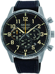 Seiko Conceptual Czarny/Guma Ø45 mm SSB367P1