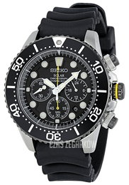 Seiko Chronograph Czarny/Guma Ø44 mm SSC021