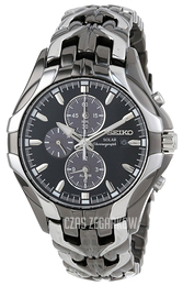 Seiko Chronograph Czarny/Stal Ø44 mm SSC139