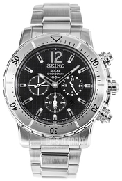 Seiko Czarny/Stal Ø45 mm SSC223P1