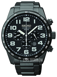 Seiko Czarny/Stal Ø44.5 mm SSC231