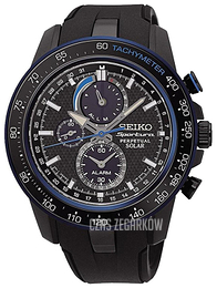 Seiko Sportura Czarny/Guma Ø45 mm SSC429P1