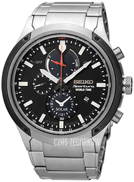 Seiko Czarny/Stal Ø44.2 mm SSC479P1