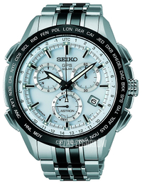 Seiko Astron Srebrny/Tytan Ø44 mm SSE001