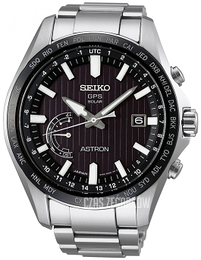 Seiko Astron Czarny/Stal Ø45 mm SSE161J1