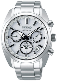 Seiko Astron Biały/Stal Ø42.7 mm SSH047J1