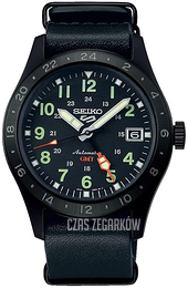 Seiko 5 Czarny/Skóra Ø39.4 mm SSK025K1