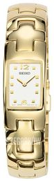 Seiko Biały/Stal w odcieniu złota SUJ484