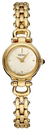 Seiko Dress Ladies Szampański/Stal w odcieniu złota Ø21 mm SUJD42
