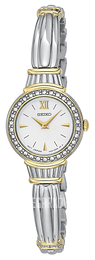 Seiko Dress Ladies Srebrny/Stal w odcieniu złota Ø21 mm SUJG24