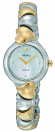Seiko Dress Ladies Srebrny/Stal w odcieniu złota Ø23 mm SUP098