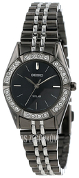 Seiko Dress Ladies Czarny/Stal Ø24 mm SUP203