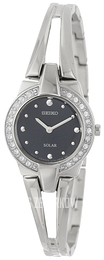 Seiko Dress Ladies Czarny/Stal Ø21 mm SUP205