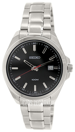 Seiko Czarny/Stal Ø42 mm SUR061P1