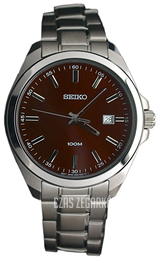 Seiko Dress Brązowy/Stal Ø42 mm SUR069