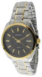 Seiko Dress Szary/Stal w odcieniu złota Ø41 mm SUR074