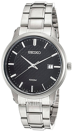 Seiko Dress Czarny/Stal Ø41 mm SUR195P1