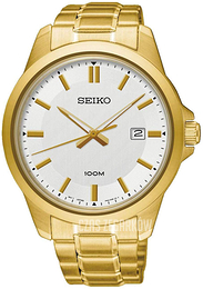 Seiko Srebrny/Stal w odcieniu złota Ø42 mm SUR248P1