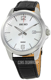 Seiko Dress Srebrny/Skóra Ø42 mm SUR249P1