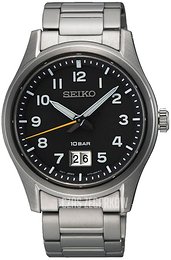 Seiko Sport Czarny/Stal Ø39.5 mm SUR569P1
