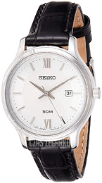 Seiko Classic Srebrny/Skóra Ø31 mm SUR645P1