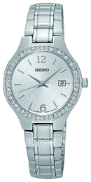 Seiko Dress Ladies Srebrny/Stal Ø27 mm SUR789P1