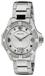 Seiko Dress Ladies Srebrny/Stal Ø36 mm SUR809P1
