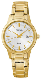 Seiko Dress Ladies Srebrny/Stal w odcieniu złota SUR848