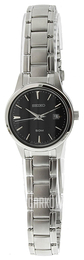 Seiko Dress Ladies Czarny/Stal Ø23 mm SUR851