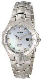 Seiko Coutura Biały/Stal Ø29 mm SUT125